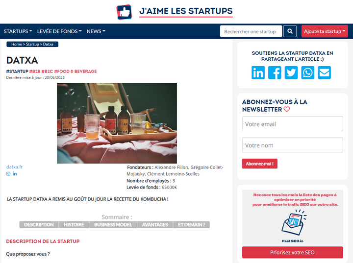 Notre histoire, nos ambitions et notre stratégie pour apporter le kombucha sur les belles tables de France