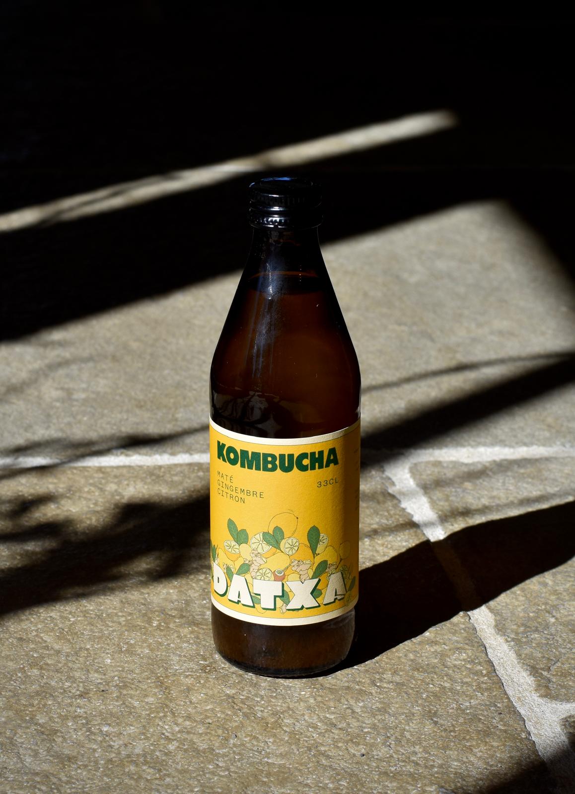 Kombucha Maté gingembre citron Bio - 33 cl - Lot de 12 bouteilles